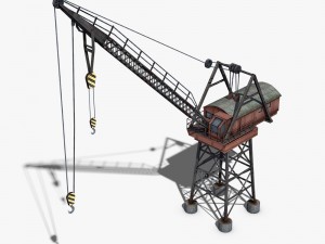 dock crane 3D Модель