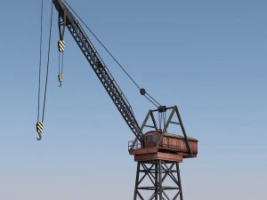 dock crane 3D Model