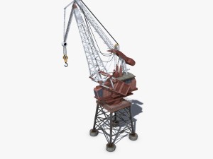 dock crane 3D Модель