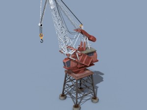 dock crane 3D Модель