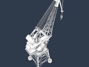 dock crane 3D Модель
