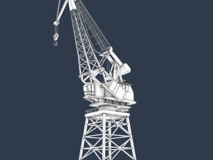 dock crane 3D Модель