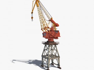 dock crane 3D Модель