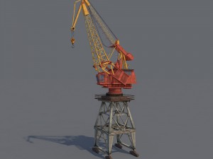 dock crane 3D Модель