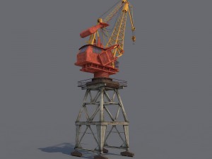 dock crane 3D Модель