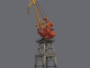 dock crane 3D Модель
