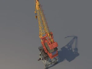 Hafenkran 3D Modell