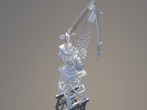 dock crane 3D Модель