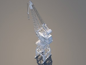 dock crane 3D Модель