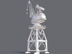 dock crane 3D Модель