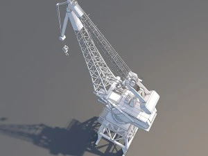 Hafenkran 3D Modell