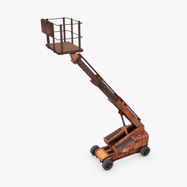cherry picker 3D Модель .c4d .max .obj .3ds .fbx .stl .blend 