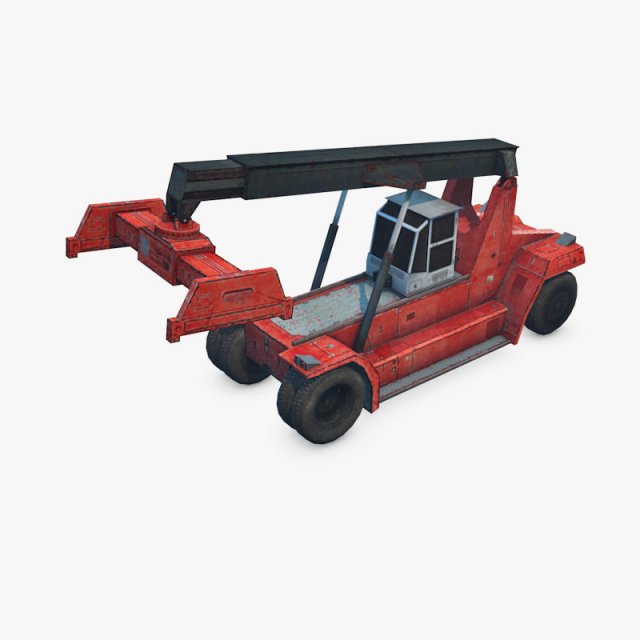 reach stacker 3D 모델 .c4d .max .obj .3ds .fbx .stl .blend 