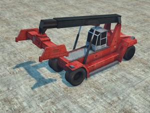 reach stacker 3D 모델