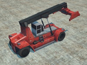 reach stacker 3D 모델
