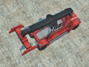 reach stacker 3D 모델