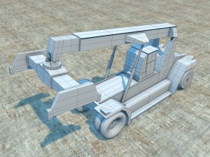 reach stacker 3D 모델