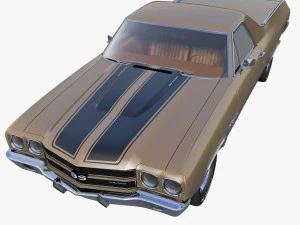 雪佛兰埃尔卡米诺 3D 模型