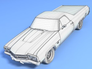 chevrolet el camino 3D Model