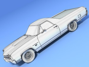 chevrolet el camino 3D Model