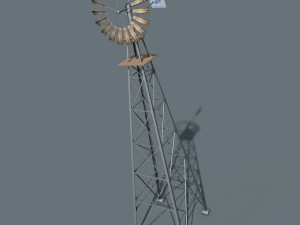 windmill Model 3D
