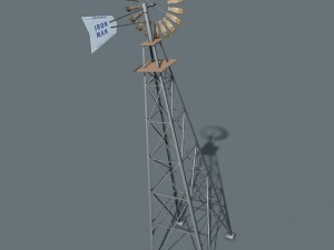 windmill Model 3D
