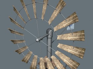windmill Model 3D