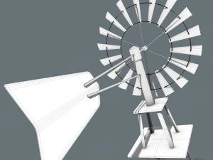 windmill 3D Model