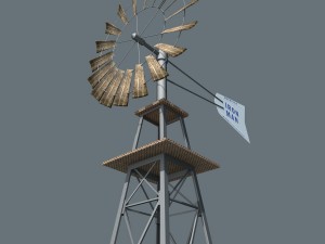 windmill Model 3D