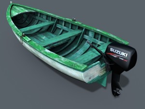 motorboat Modèle 3D