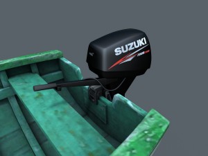 motorboat Modèle 3D
