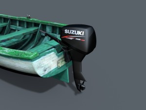 motorboat Modèle 3D