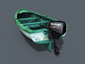 motorboat Modèle 3D