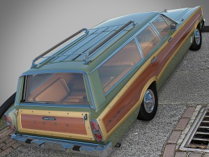 ford country squire 1966 3D Model