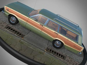 ford country squire 1966 3D Model