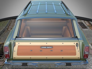 ford country squire 1966 3D Model