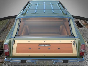 ford country squire 1966 3D Model