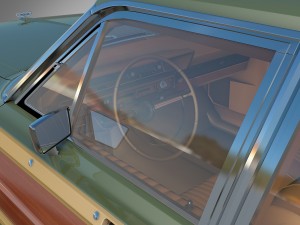 ford country squire 1966 3D Model
