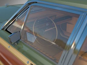 ford country squire 1966 3D Model