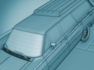 ford country squire 1966 3D Model