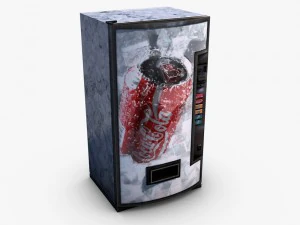 mesin penjual otomatis coca-cola Model 3D