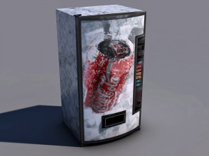 vending machine coca-cola Modelo 3D