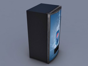 vending machine pepsi 3D Model