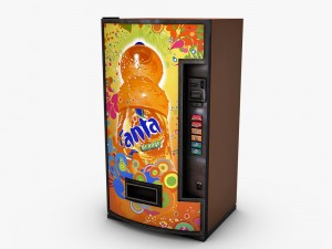 vending machine fanta Model 3D