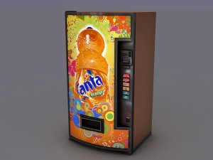 vending machine fanta Model 3D