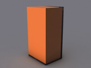 vending machine fanta Model 3D