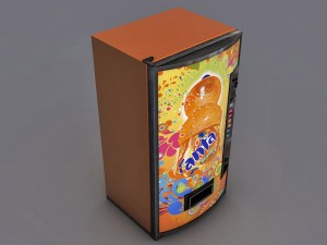 vending machine fanta Model 3D