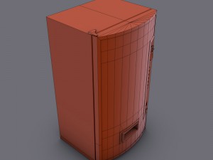 vending machine fanta Model 3D