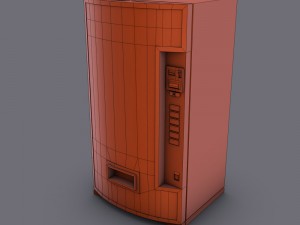 vending machine fanta Model 3D