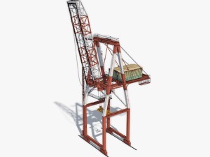 port container crane 3D Модель